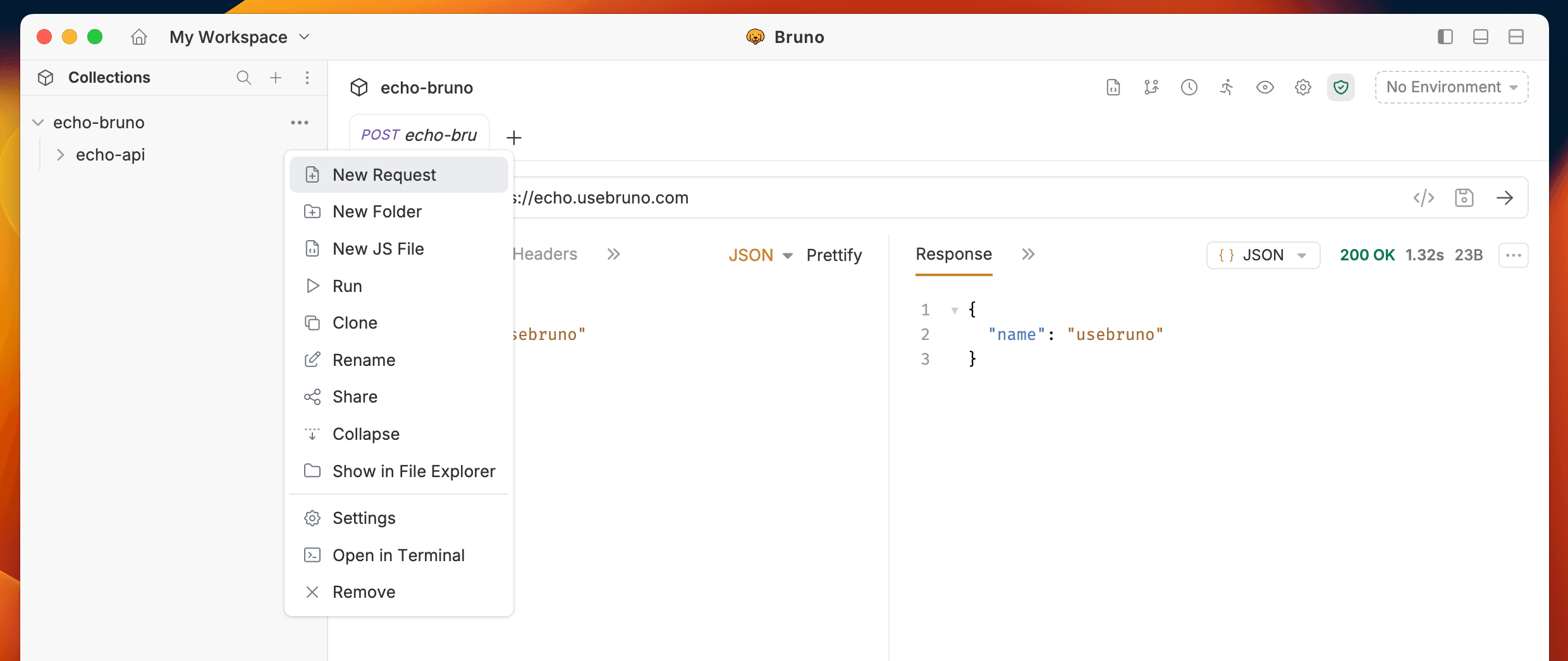 create request dialog