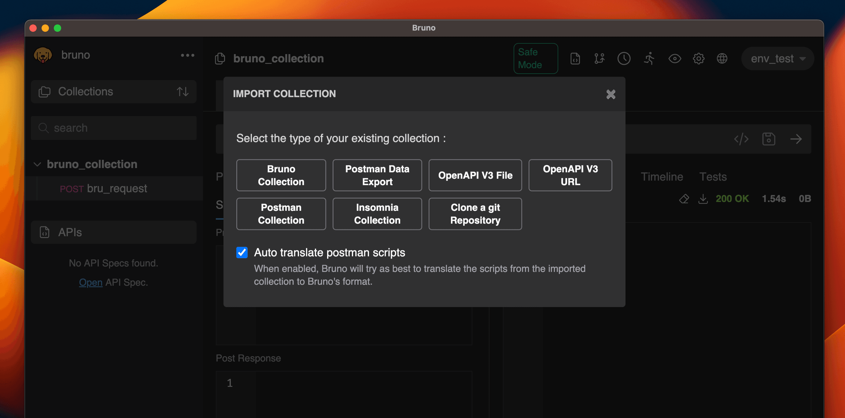 Select your format