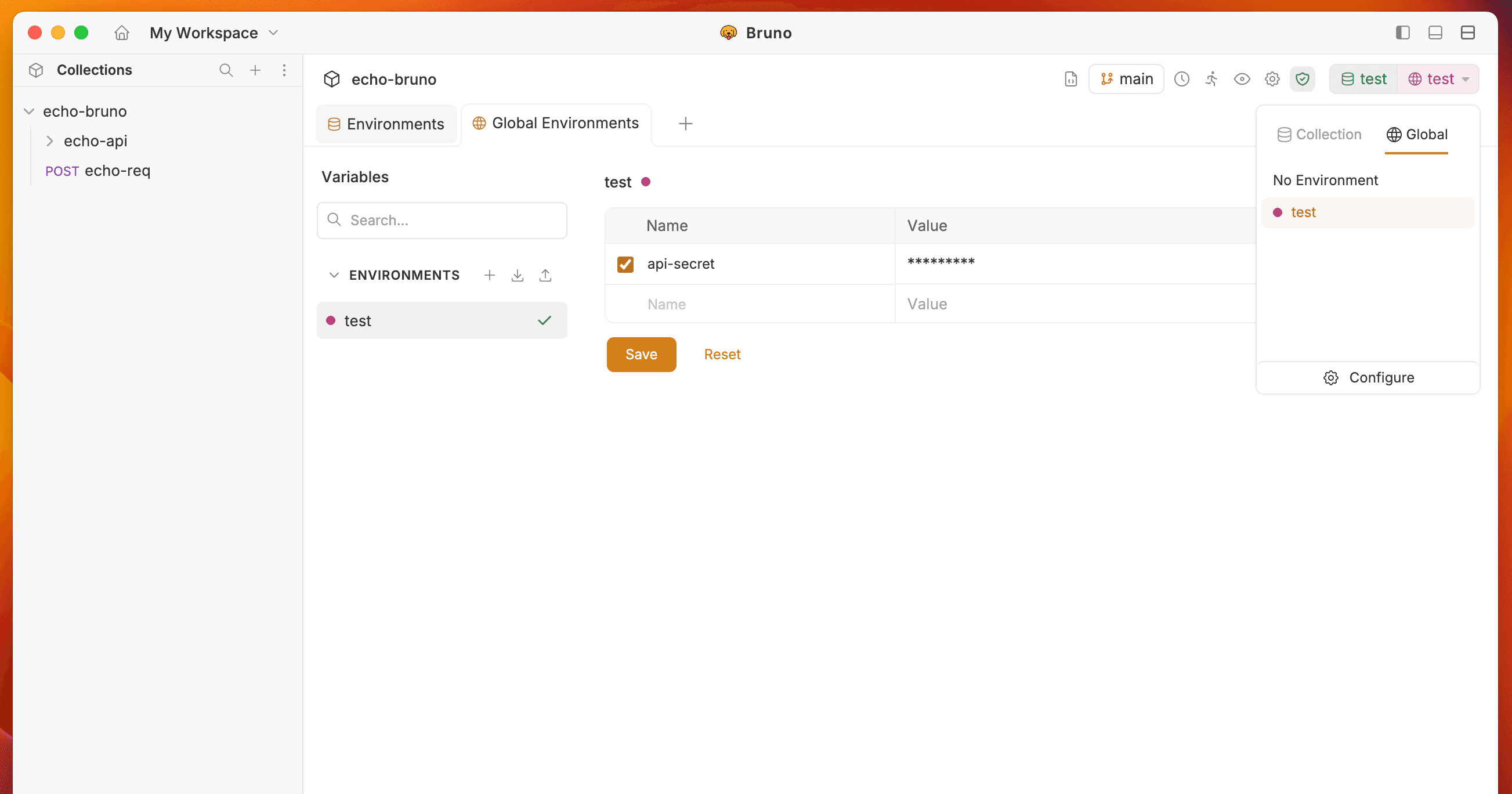 Environment Color Coding