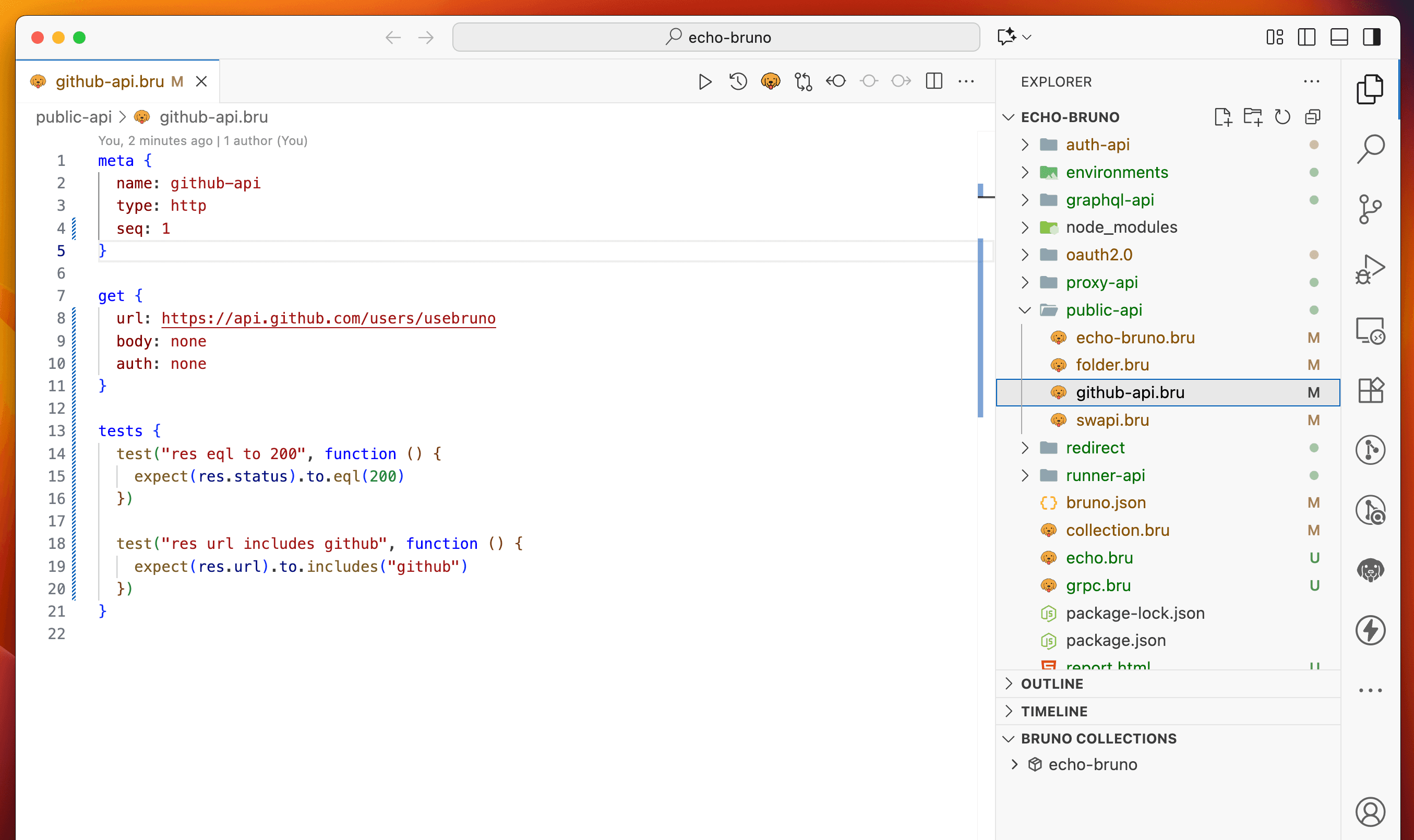 VS Code Extension Create Request